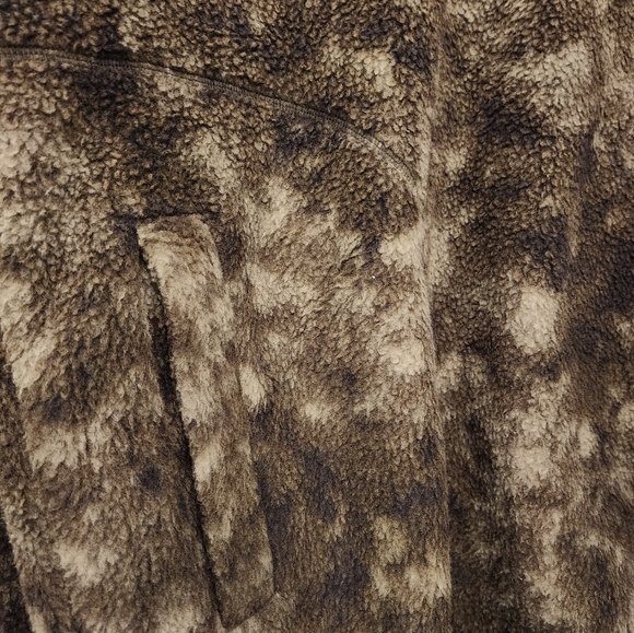 Popover half zip camo fleece jacket - Picture 4 of 4